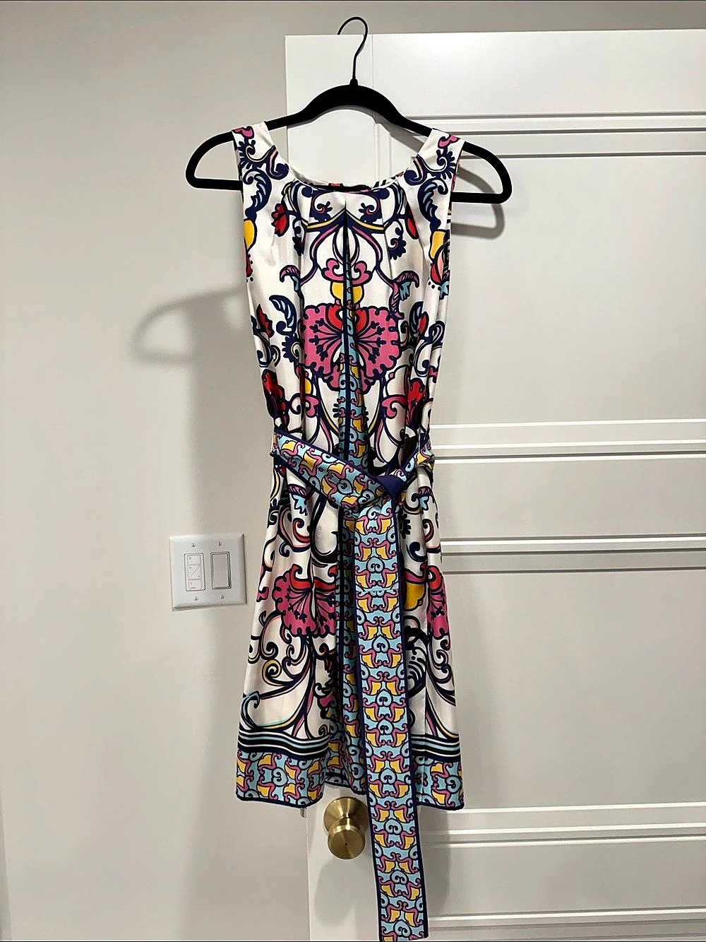 Lilly Pulitzer Silk Paisley Midi Dress Size 4 Like New